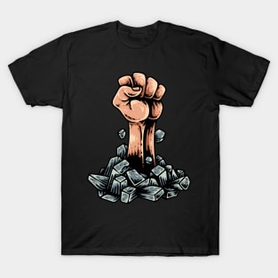 Raised Fist Hand T-Shirt